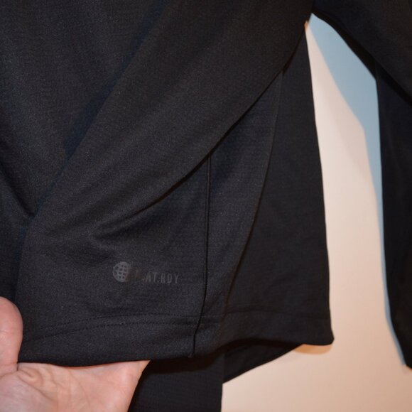 ADIDAS Nevada Wolf Pack Football Athletic Wear Hoodie Black Poly Top 2XL (50-52) - Picture 6 of 6